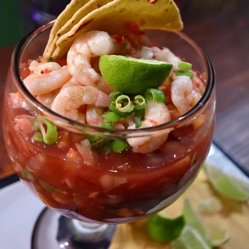 Coctel de Camaron y Puplo