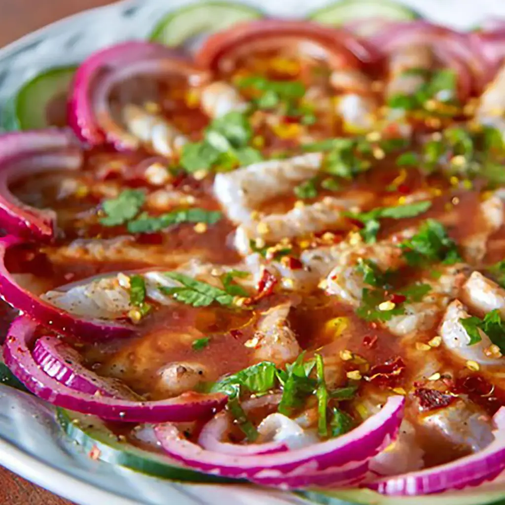 Botana de Aguachile Rojo