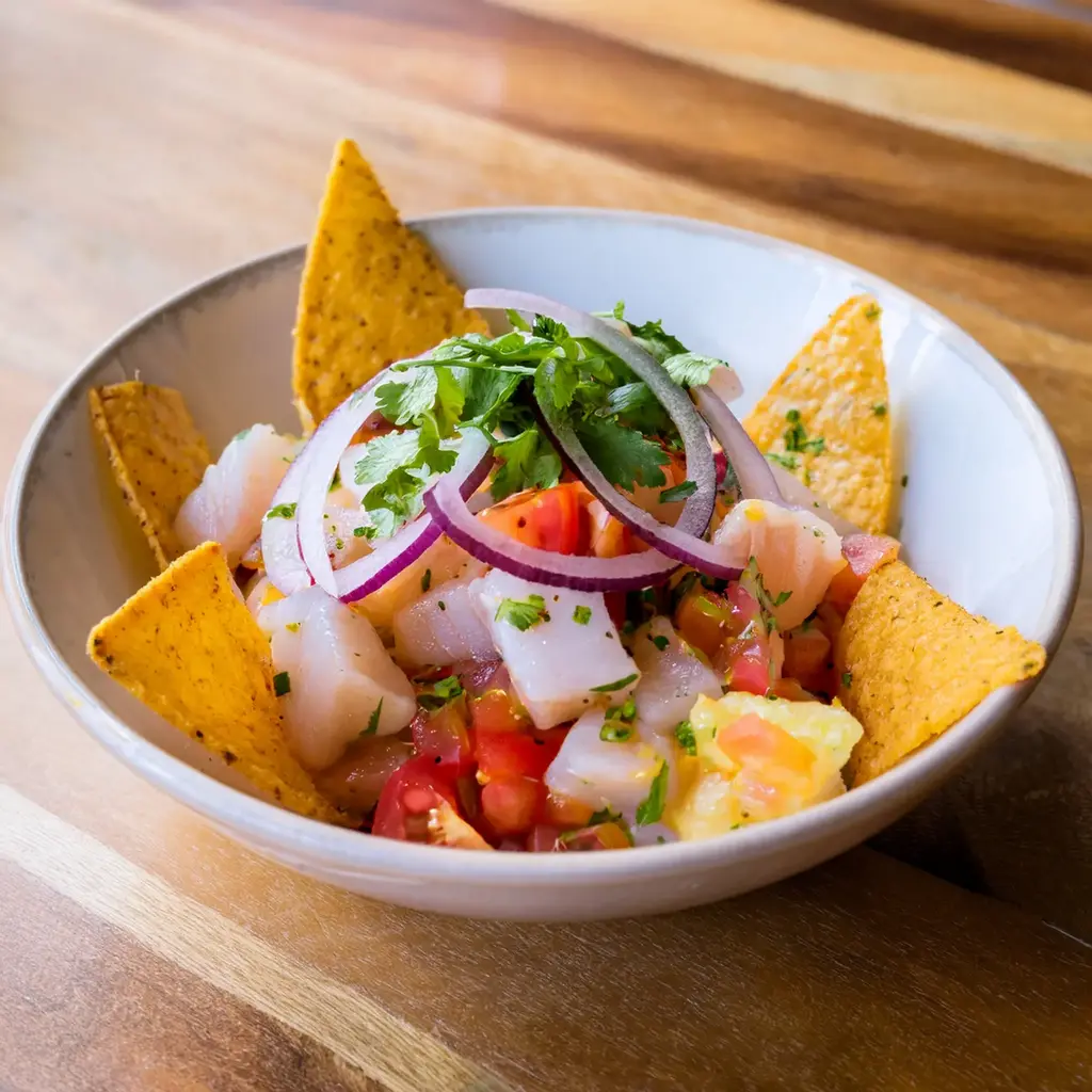 Botana de Ceviche de Pescado