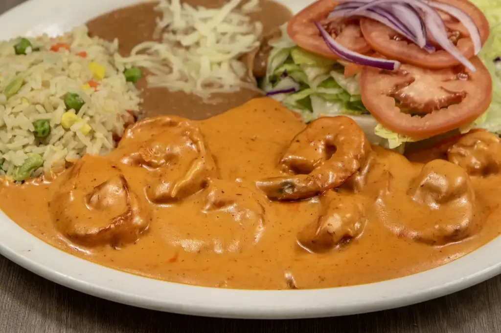 Camarones en Crema de Chipotle