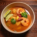 Caldo de Camron y Pescado